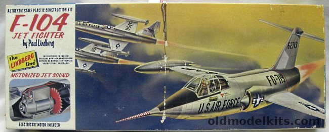 Lindberg 1/48 Lockheed F-104 Starfighter, 308M plastic model kit